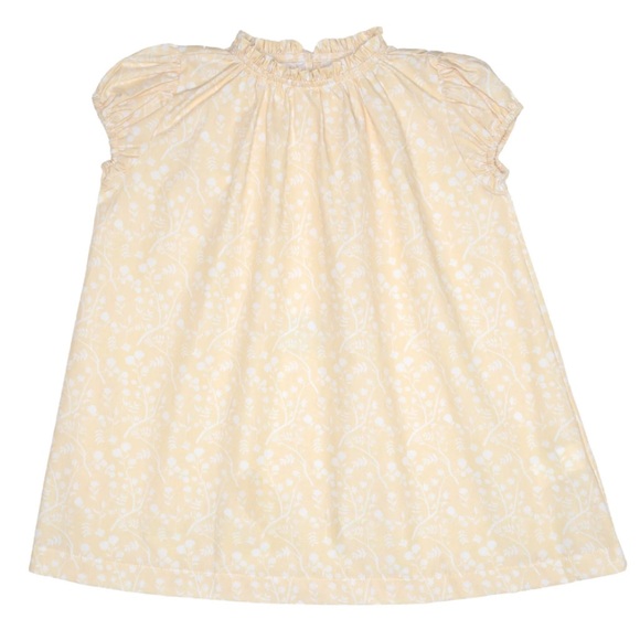 Sun House Children’s - McCall Dress in Emma Chinoiserie Wheat - Size 7 - Picture 1 of 3